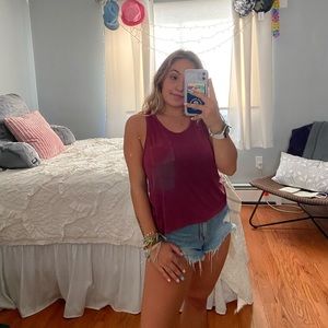 ✰ ✰ SUPER SOFT RAZOR BACK RED TANK ✰ ✰